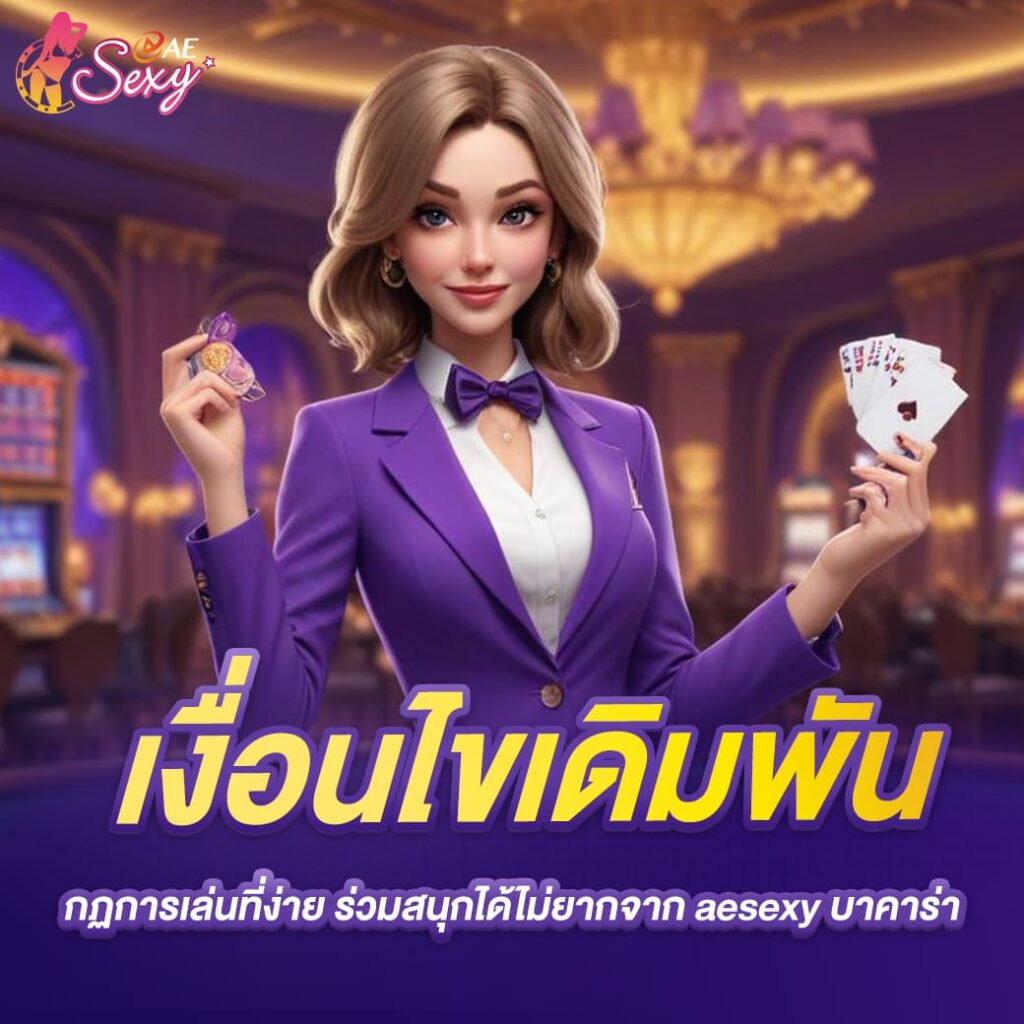 เงื่อนไขเดิมพัน กฏการเล่นที่ง่าย ร่วมสนุกได้ไม่ยากจาก aesexy บาคาร่า